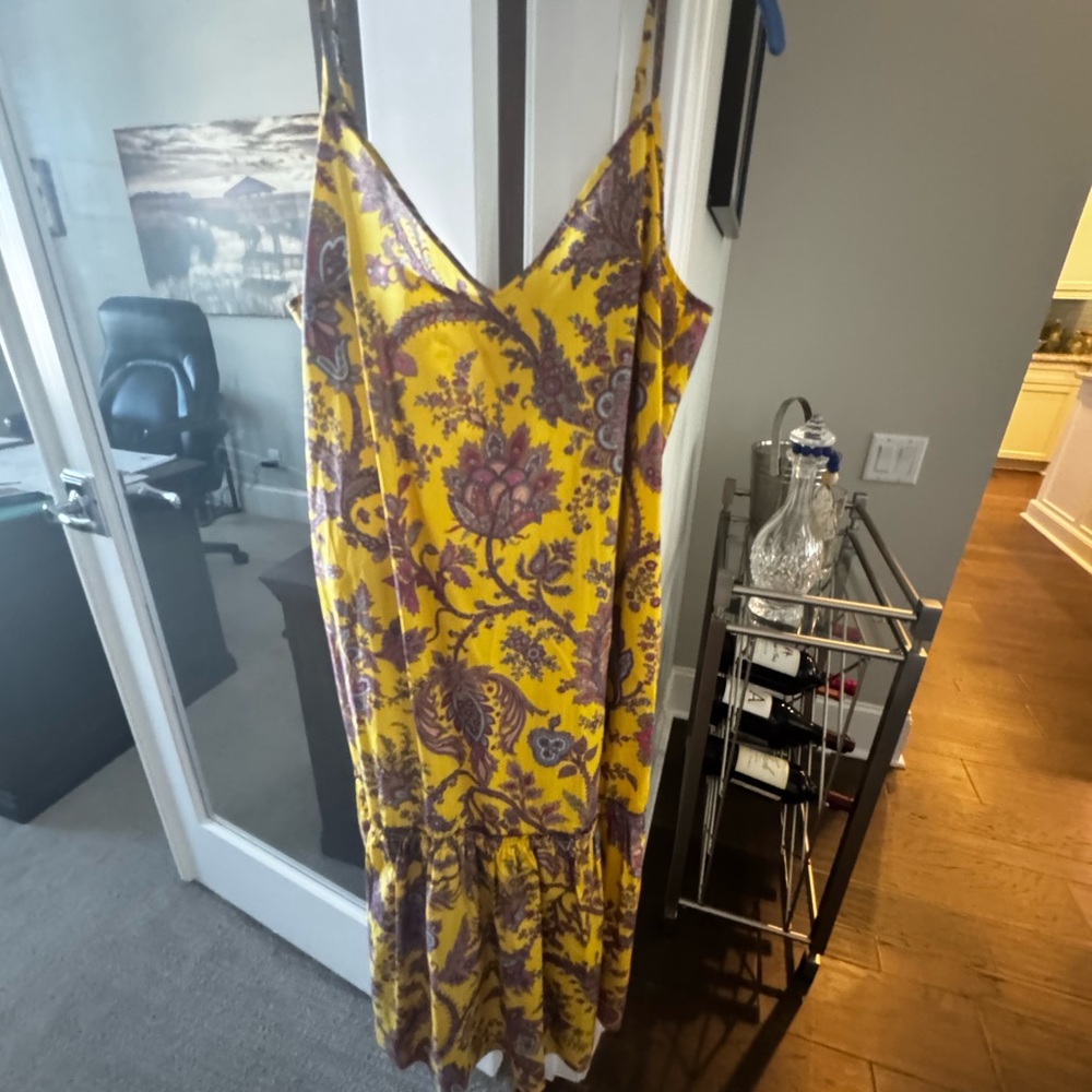 J. Crew Collection tiered cotton poplin dress in Ratti® golden paisley Small - Picture 6 of 10